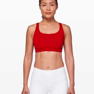Lululemon Red Sports Bra